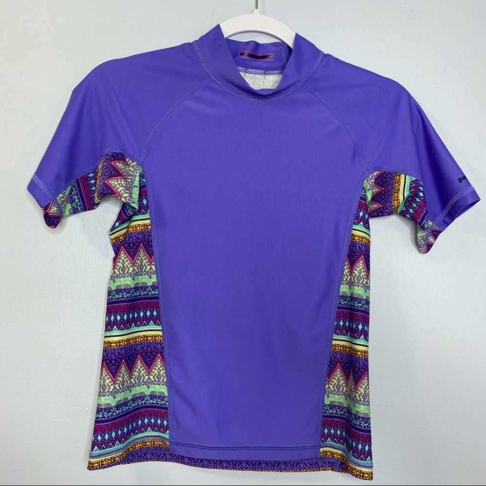 Patagonia Girls Swim Short Sleeve Rashguard